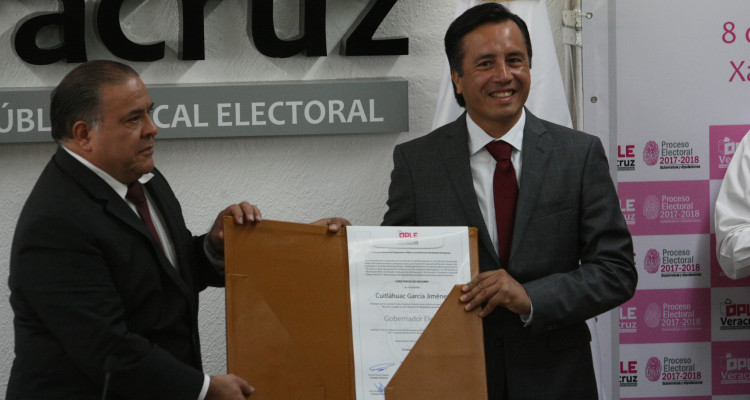 Cuitláhuac García Jiménez, gobernador electo de Veracruz