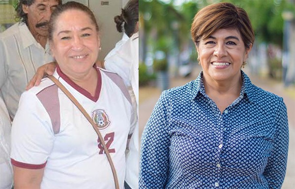 Las periodistas Fanny Yépez y Rosa María Hernández Espejo